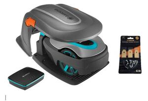Gardena smart sileno 600 robot /Lona/ + robot garázs + ajándék 3 kés készlet