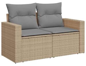 VidaXL Polyrattan Kerti Ülőgarnitúra - 6 részes - Bézs