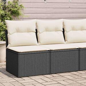 VidaXL Polyrattan Kerti Ülőgarnitúra - 2 részes - Fekete
