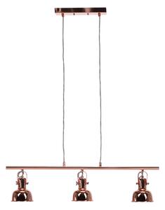 Függőlámpa retro stílusban, fém, rose gold, AVIER TYP 4