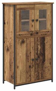 VidaXL Magasfiú Öreg fa 62 x 32 x 106,5 cm Faanyag