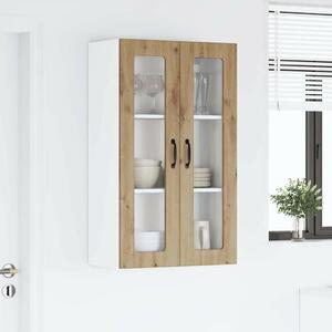 VidaXL Fali konyhaszekrény Artisan tölgy 60 x 31 x 100 cm Faanyag