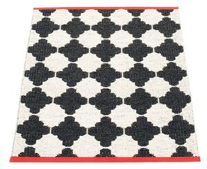 Fekete-fehér kültéri-beltéri szőnyeg 70x90 cm Marre Black Coral – Pappelina