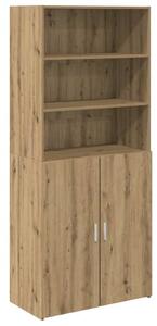 VidaXL Magasfiú Artisan tölgy 80 x 42,5 x 185 cm Faanyag