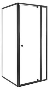 Flexi 90x90 cm sarokba szerelhető szögletes zuhanykabin zuhanytálca nélkül