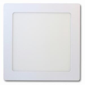 EcoLight 12 W-os falon kívüli natúr fehér négyzet alakú LED-es mennyezetlámpa