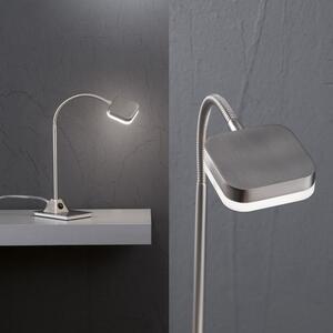 STENO modern LED asztali lámpa matt króm