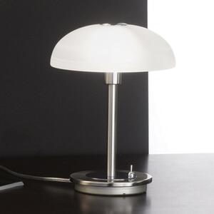 FONTA modern asztali lámpa, matt króm