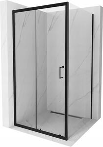 Mexen APIA zuhanykabin 100x100, átlátszó üveg / fekete profil, 840-100-100-70-00
