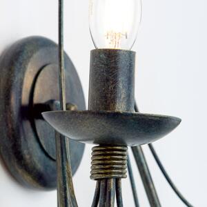 VELA rusztikus fali lámpa, antik színű