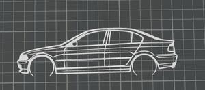 BMW E46 330i faldekoráció