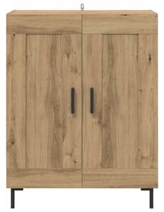 VidaXL Széf Artisan tölgy 69,5 x 34 x 90 cm Műszaki fa és vas