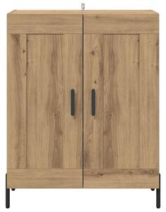VidaXL Széf Artisan tölgy 69,5 x 34 x 90 cm Műszaki fa és vas
