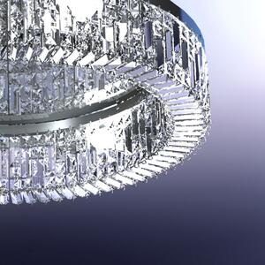 RING modern kirstály mennyezeti lámpa 60cm, aranyozott
