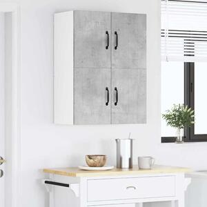 VidaXL Konyhai faliszekrények 2 pcs Beton Szürke 60 x 31 x 40 cm