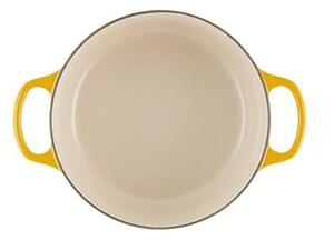 Le Creuset Signature Öntöttvas lábas fedővel Ø 24cm 4,2L - Nektársárga
