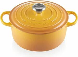 Le Creuset Signature Öntöttvas lábas fedővel Ø 24cm 4,2L - Nektársárga