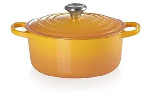 Le Creuset Signature Öntöttvas lábas fedővel Ø 24cm 4,2L - Nektársárga