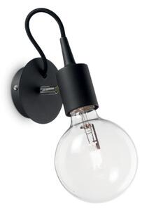 EDISON modern fali lámpa, 1-es, fekete