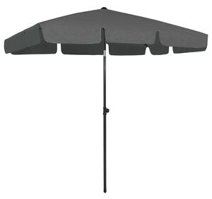 VidaXL Strandnapernyő - Antracitszürke - 200x125 cm