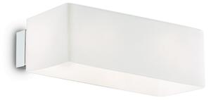 BOX Modern fali lámpa, fehér, fehér