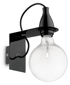 MINIMAL Modern fali lámpa, fekete
