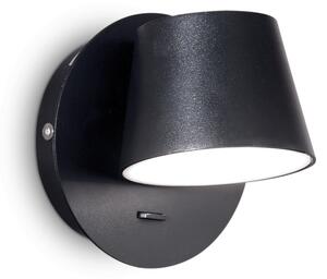 GIM modern LED fali lámpa, fekete, 530 lumen