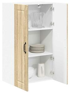 VidaXL Konyhaszekrény polcokkal Sonoma tölgy 60 x 31 x 100 cm Faanyag