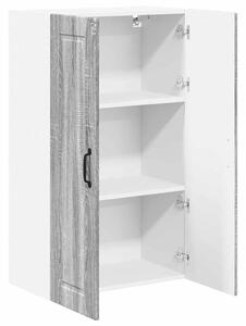 VidaXL Konyhaszekrény polcokkal Szürke Sonoma 60 x 31 x 100 cm Faanyag