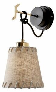 TAILOR Modern fali lámpa matt fekete/bézs, 40cm