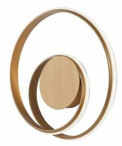 GUSANO Modern LEDfali lámpa bronz/opál, 40cm