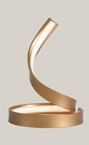 GUSANO Modern LED asztali lámpa bronz/opál, 30cm