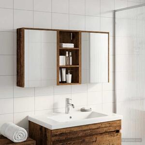 Fürdőszobai Szekrény Szett 3 pcs 116 x 16 x 62,5 cm Faanyag