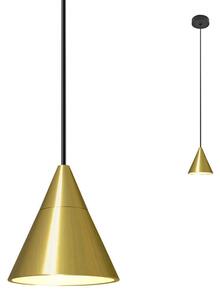 KONO LED függőlámpa, matt réz, matt réz, 7cm