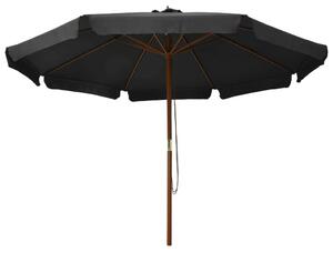 Kültéri Napernyő - Fa Nyél - 330 cm - Antracitszürke