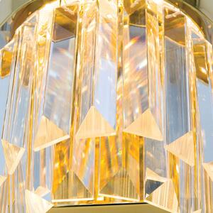 PRISM kristály fali lámpa, arany