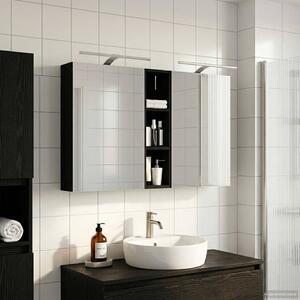 Fürdőszobai Szekrény Szett 3 pcs 120 x 14,5 x 70 cm Faanyag