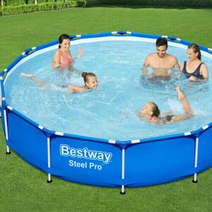 Bestway Steel Pro Medence - Fémvázas - 305x76cm