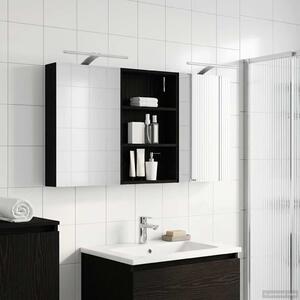Fürdőszobai Szekrény Szett 3 pcs 120 x 10,5 x 60,5 cm Faanyag