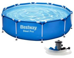 Bestway fémvázas medence, 366x76 cm, 6500 liter, szűrőszivattyúval