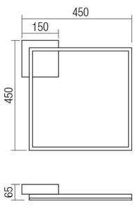 KLEE modern LED mennyezeti lámpa matt fehér szatén ernyővel/búrával,30W melegfényű 3000K