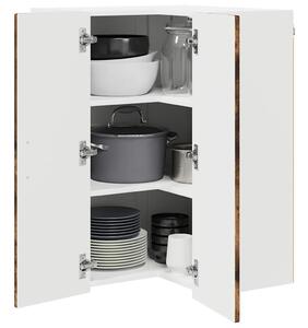 VidaXL Konyhaszekrény polcokkal Füstölt tölgy 57 x 57 x 80 cm Faanyag