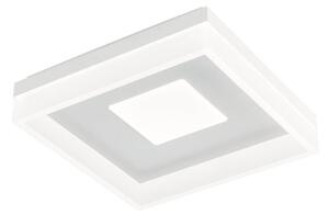 PADS LED mennyezeti lámpa, matt fehér, szatén, matt fehér, 34x34 cm