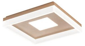 PADS LED mennyezeti lámpa, matt bronz, szatén, bronz, 42 cm