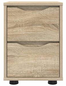 VidaXL Éjjeliszekrények 2 pcs Sonoma tölgy 30,5 x 30 x 43 cm Faanyag