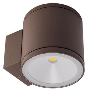 RONDO kültéri LED fali lámpa sötétbarna IP54 6W/3000K