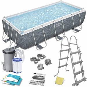 Bestway Keretes kerti medence 404 x 201 x 100 cm 11 az 1-ben 56721