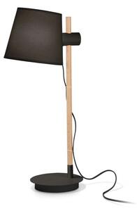AXEL modern asztali lámpa, matt fekete