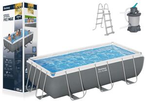Bestway felfújható medence 404x201x100 cm szivattyúval, létrával és vegyszeradagolóval
