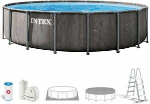 Intex Prism Frame 549x122cm Fémvázas medence szett(26744ND)